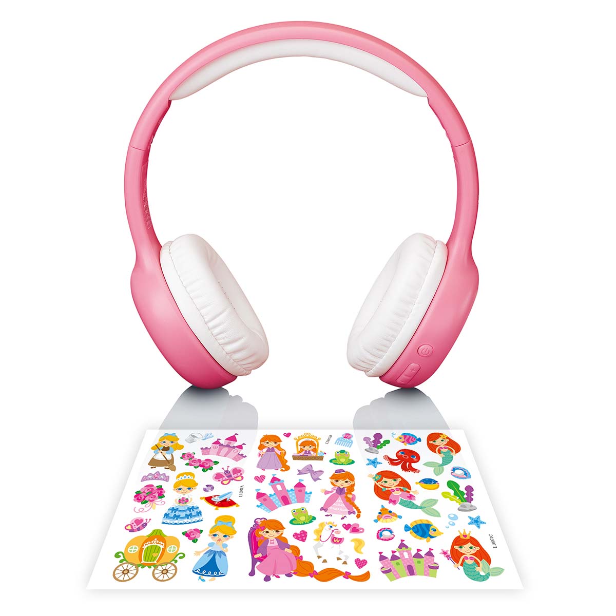 Zusammenklappbarer Bluetooth®-Kopfhörer für Kinder Pink