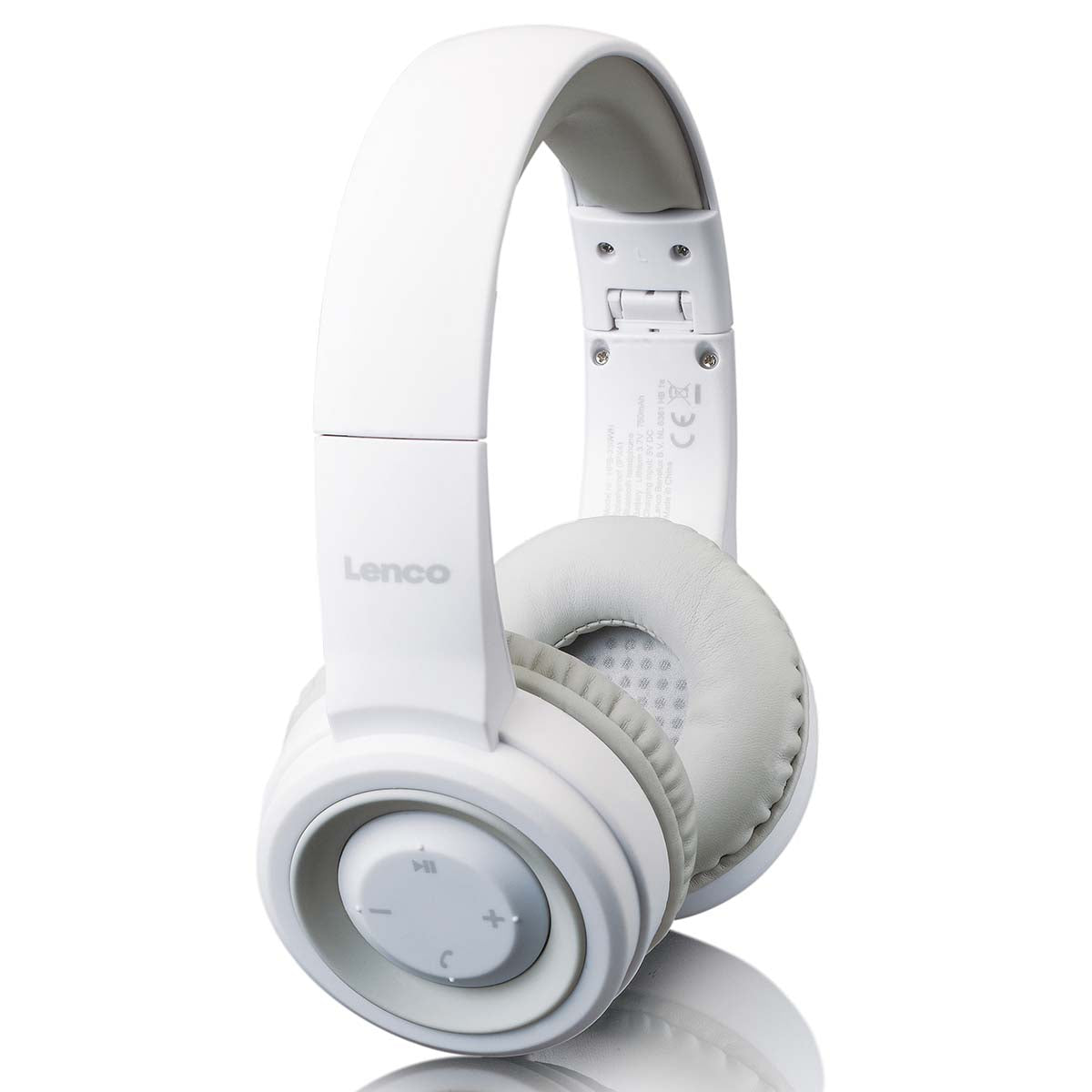 Bluetooth-Kopfhörer mit Spritzwasserschutz Weiß