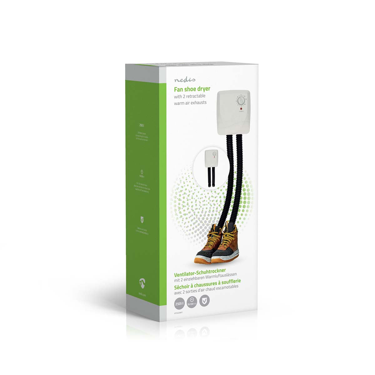 Schuhtrockner | 250 W | 45 °C | Überhitzungsschutz