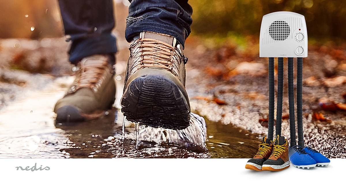 Schuhtrockner | 350 W | 45 °C | Überhitzungsschutz