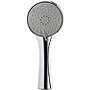 asdec life ® Handbrause Moon 3 Strahlarten mit ECO Wassersparseinsatz spart bis zu 60 % Wasser und Energie ! Verchromt ø 95mm
