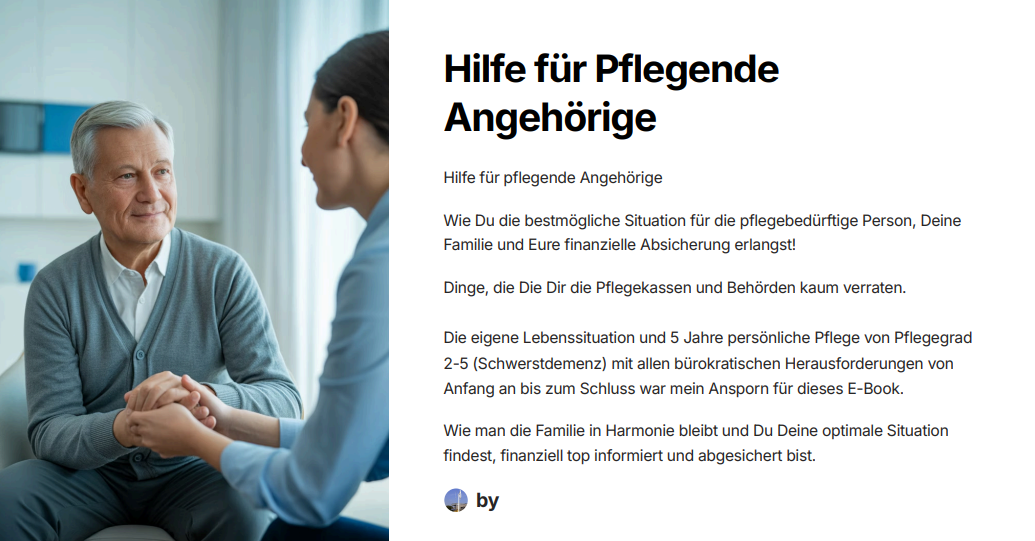 E-Book : Hilfe für pflegende Angehörige 2026
