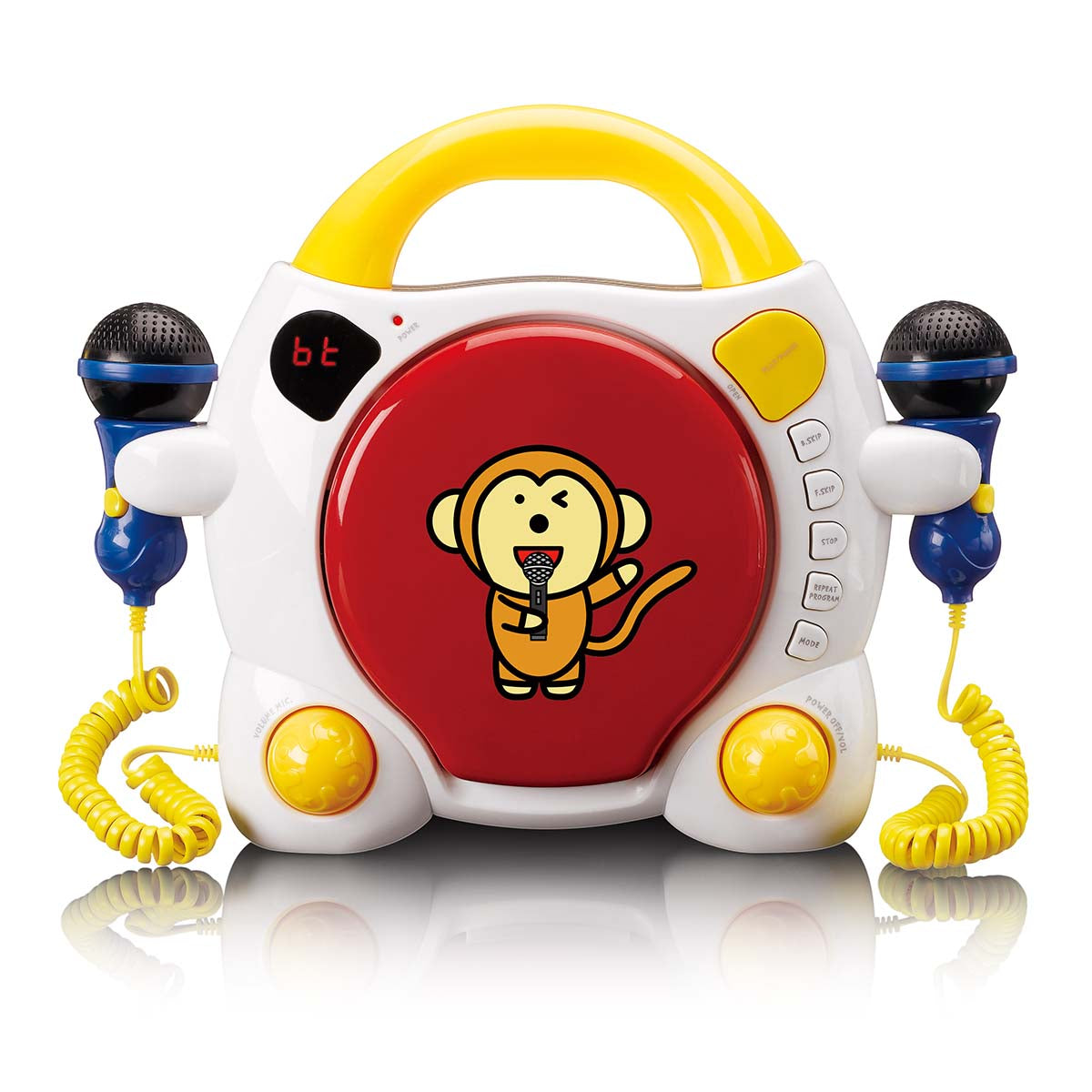 Tragbarer Karaoke-CD-Player mit Bluetooth® für Kinder Mehrfarbig