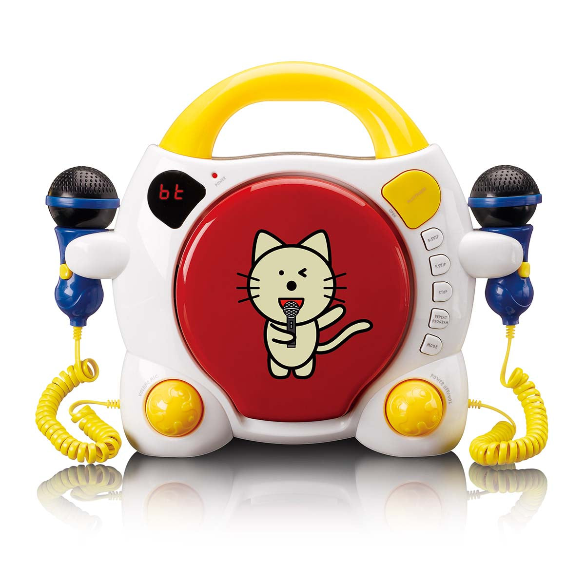 Tragbarer Karaoke-CD-Player mit Bluetooth® für Kinder Mehrfarbig