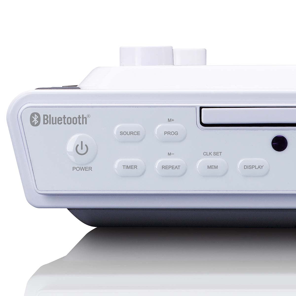 Küchenradio mit CD, Bluetooth und Fernbedienung Weiß