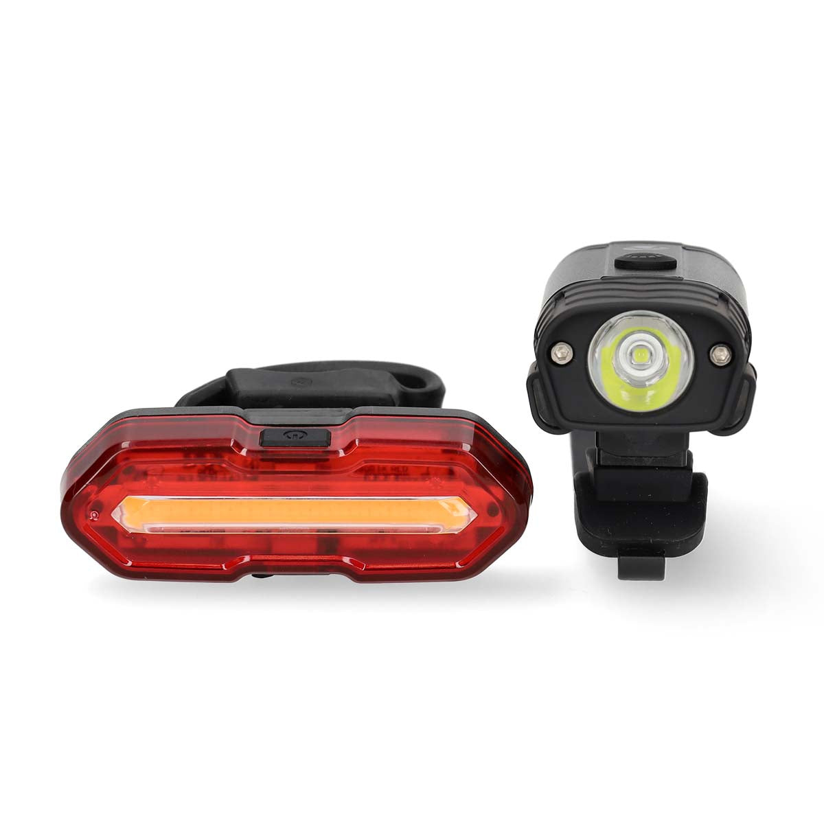 Fahrrad-Licht | Batteriebetrieben | 5 V DC | 3 W | Batterien enthalten | Wiederaufladbar | 400 lm | 4.5 lm | 100 m | 110 °