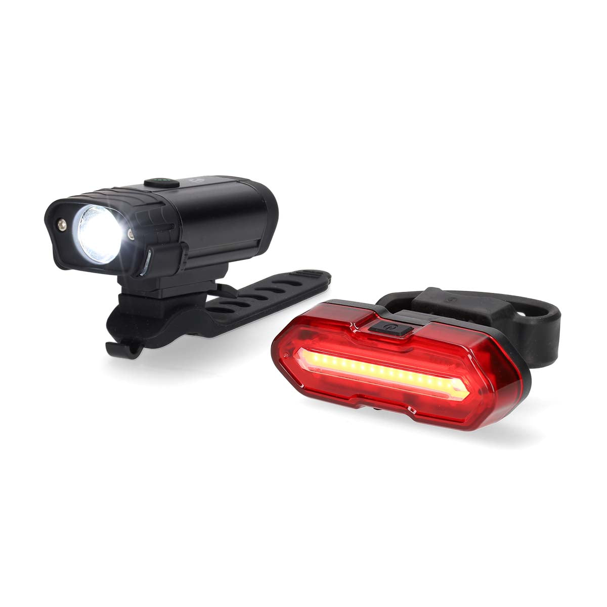 Fahrrad-Licht | Batteriebetrieben | 5 V DC | 3 W | Batterien enthalten | Wiederaufladbar | 400 lm | 4.5 lm | 100 m | 110 °
