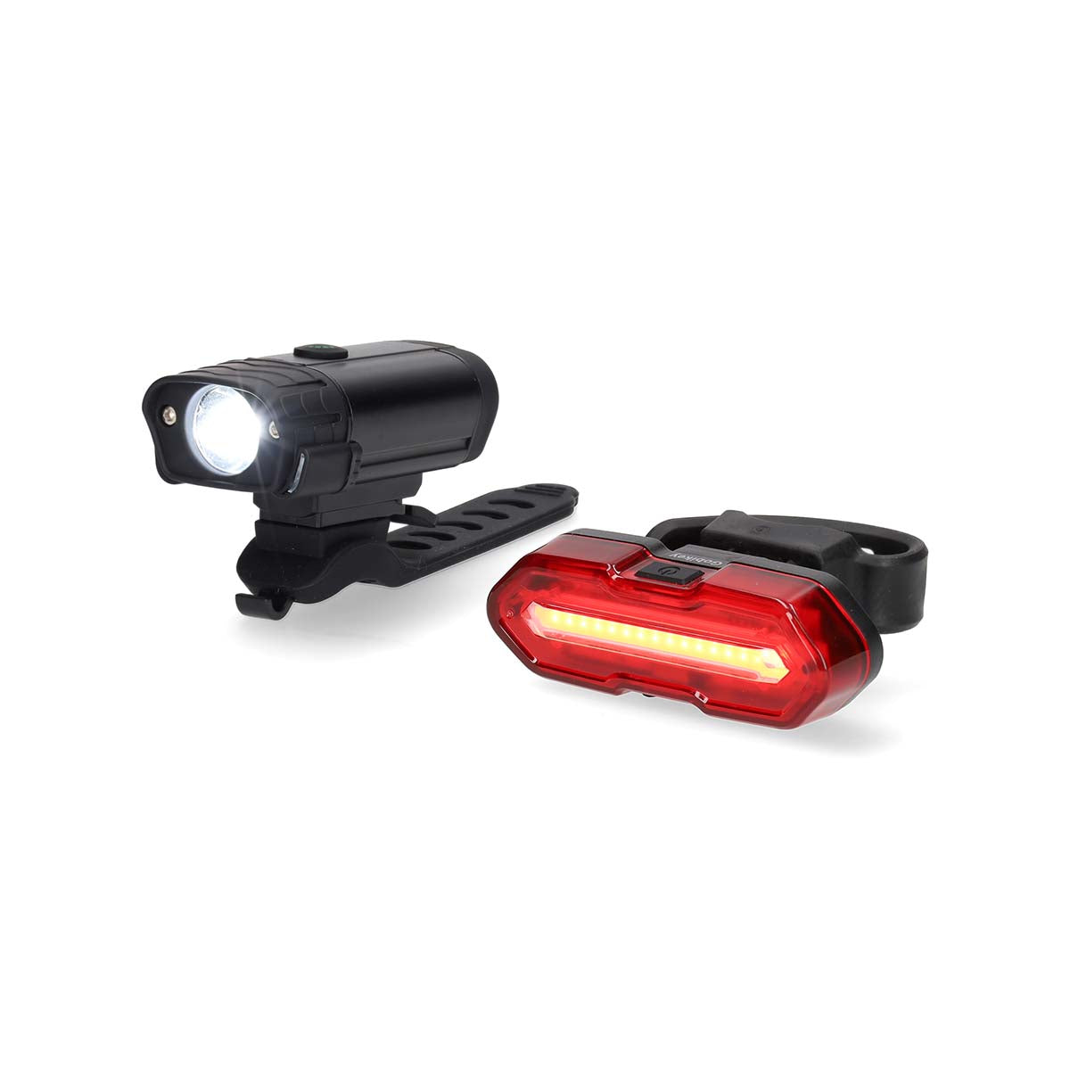 Fahrrad-Licht | Batteriebetrieben | 5 V DC | 3 W | Batterien enthalten | Wiederaufladbar | 400 lm | 4.5 lm | 100 m | 110 °