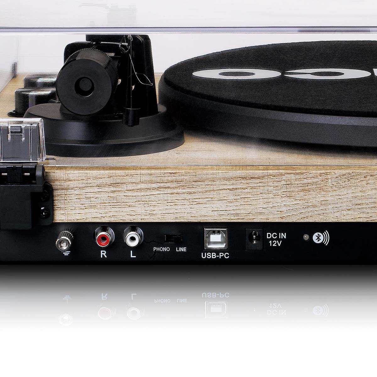 Plattenspieler mit Bluetooth®-Übertragung Pine