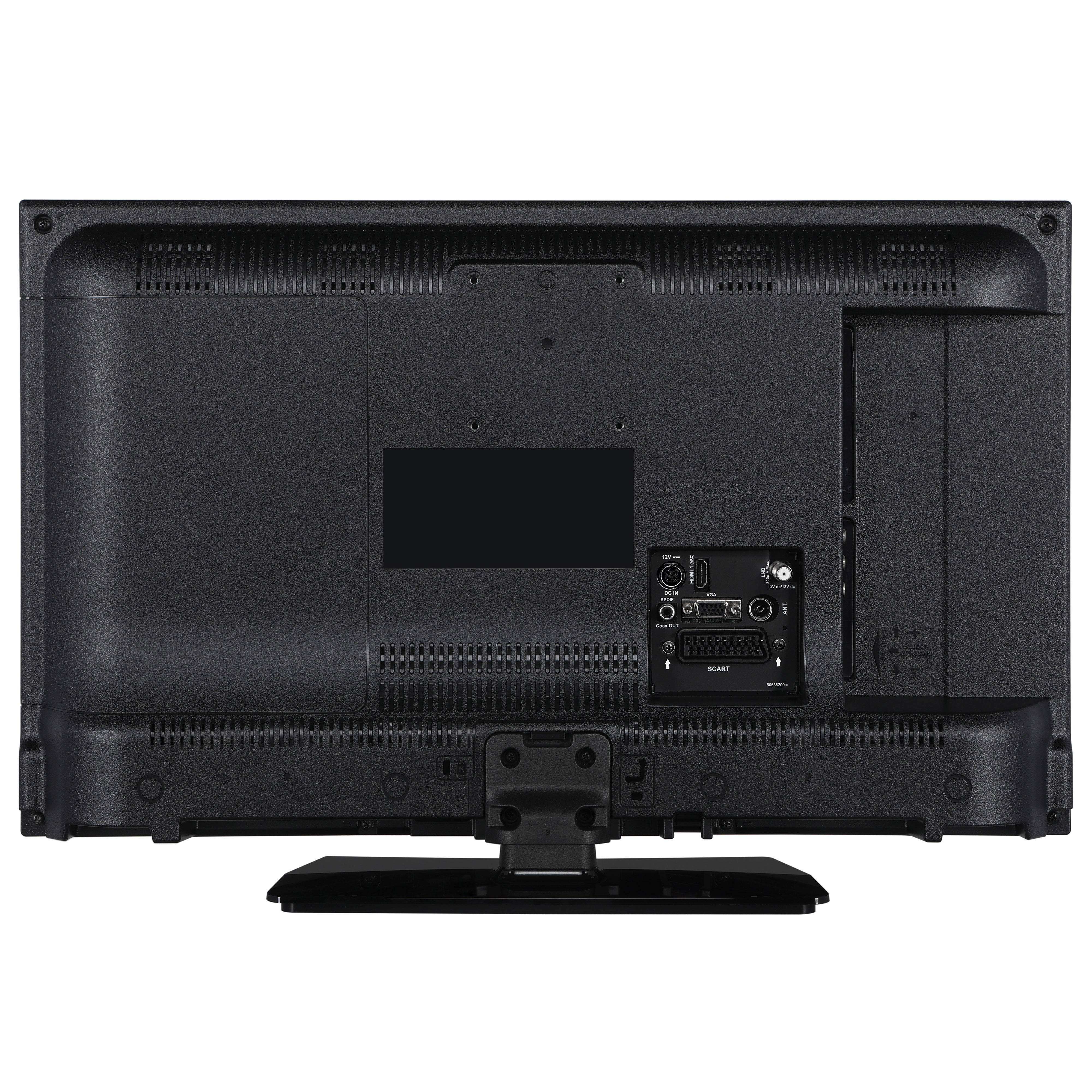 24 Zoll HD LED TV mit DVB-T2 DVB-C DVB-S2 12V Schwarz