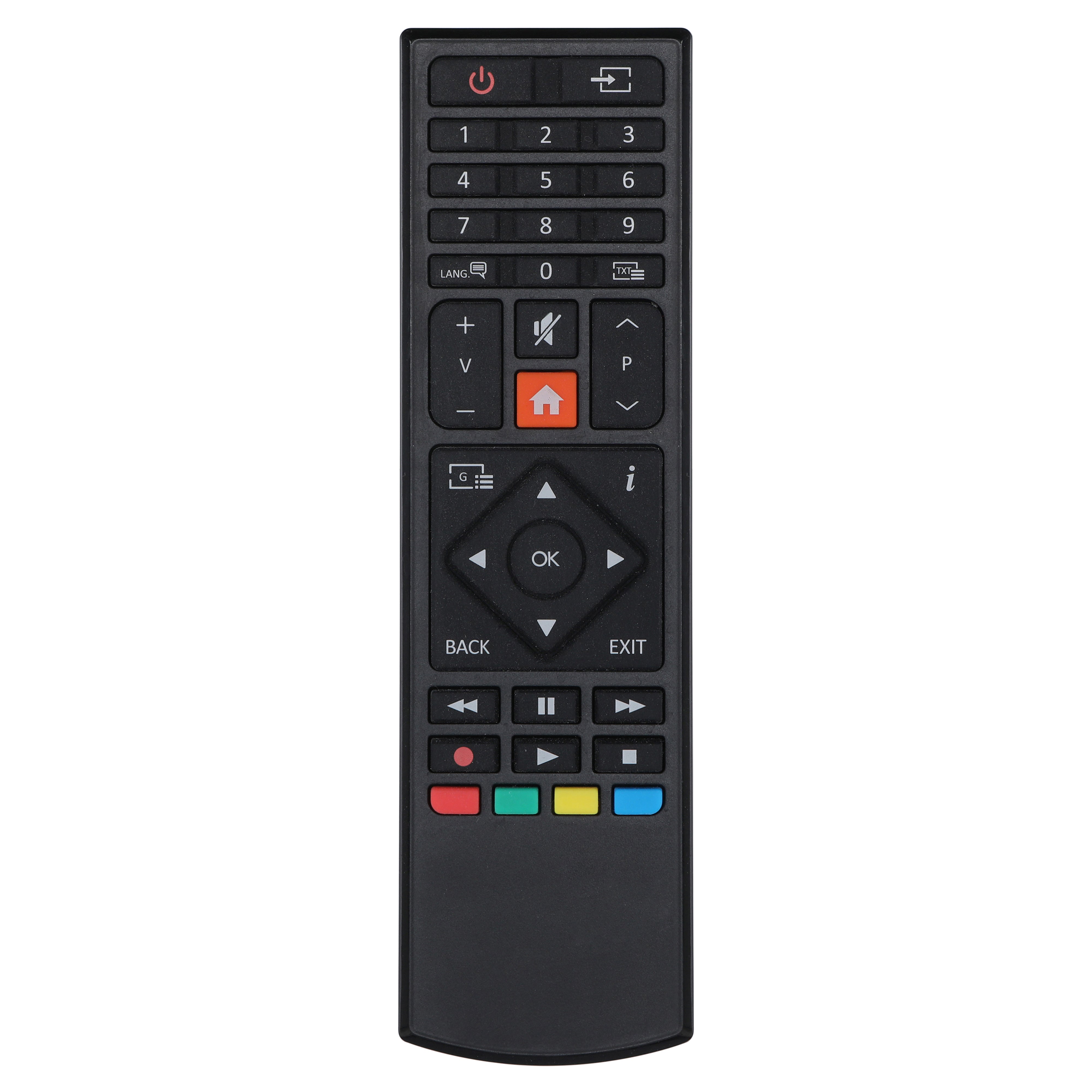 24 Zoll HD LED TV mit DVB-T2 DVB-C DVB-S2 12V Schwarz