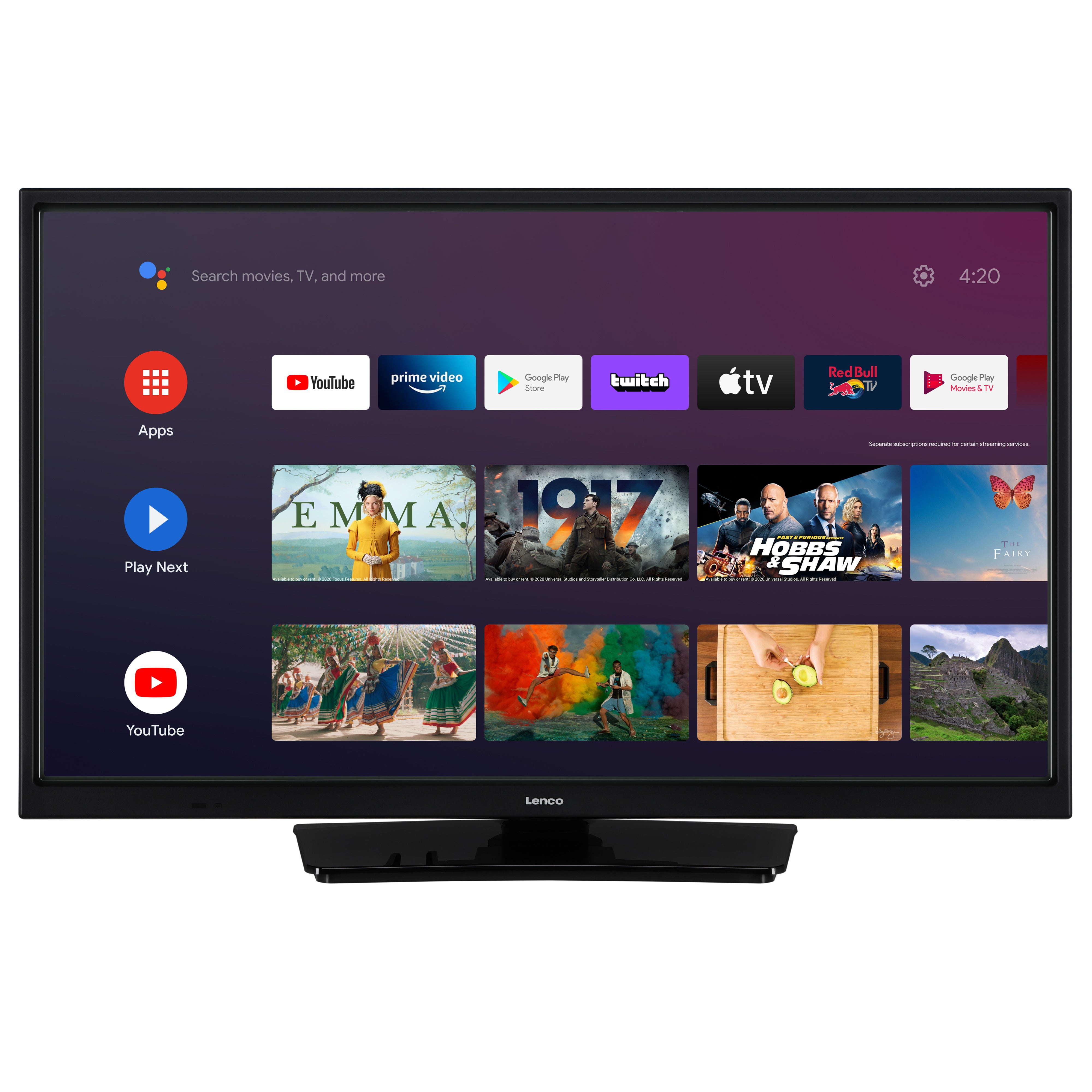 24 Zoll Smart HD LED TV Bluetooth® 12V