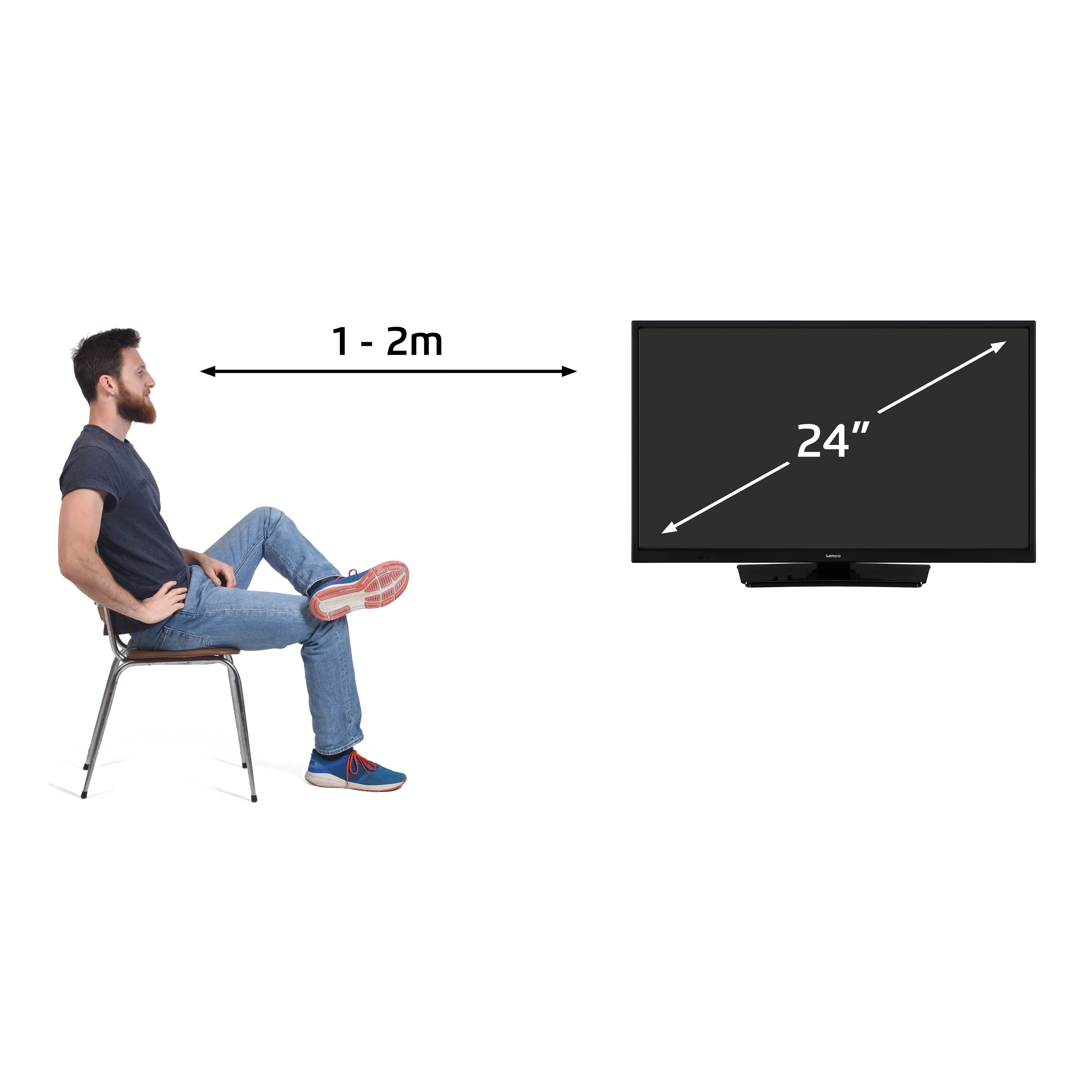 24 Zoll Smart HD LED TV Bluetooth® 12V