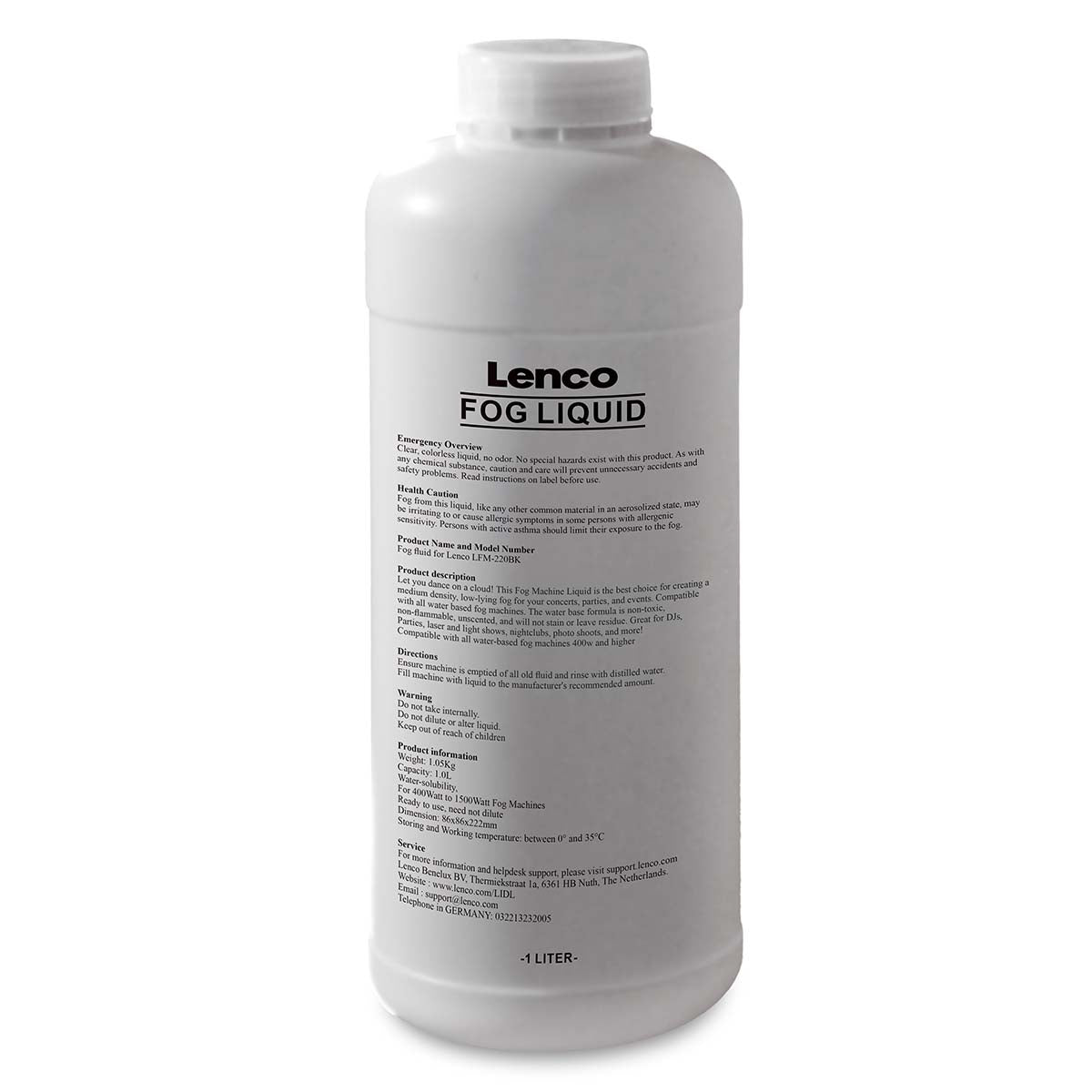 LED and FOG machine with 1 L liquid and r.c.