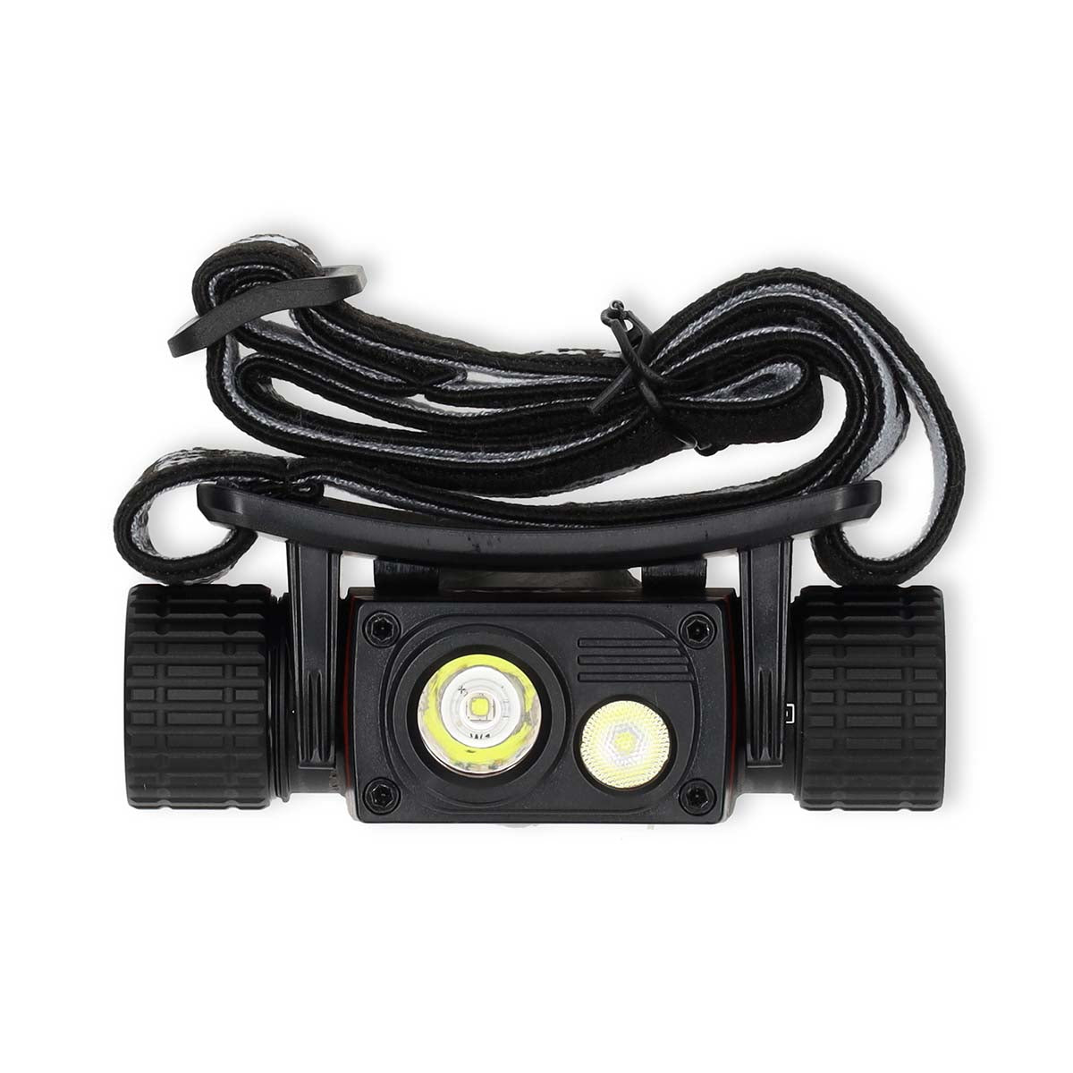 LED stirnlampe | Batteriebetrieben / Stromversorgung über USB | 3.7 V DC | Batterien enthalten | Wiederaufladbar | Nennlichtstrom: 1000 lm | Lichtbereich: 180 m