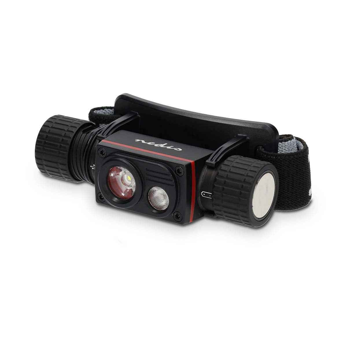 LED stirnlampe | Batteriebetrieben / Stromversorgung über USB | 3.7 V DC | Batterien enthalten | Wiederaufladbar | Nennlichtstrom: 1000 lm | Lichtbereich: 180 m