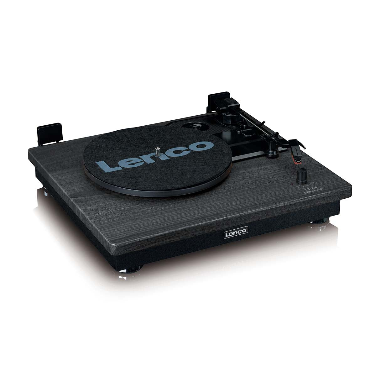 Plattenspieler mit Bluetooth® Empfang und zwei externen Lautsprechern