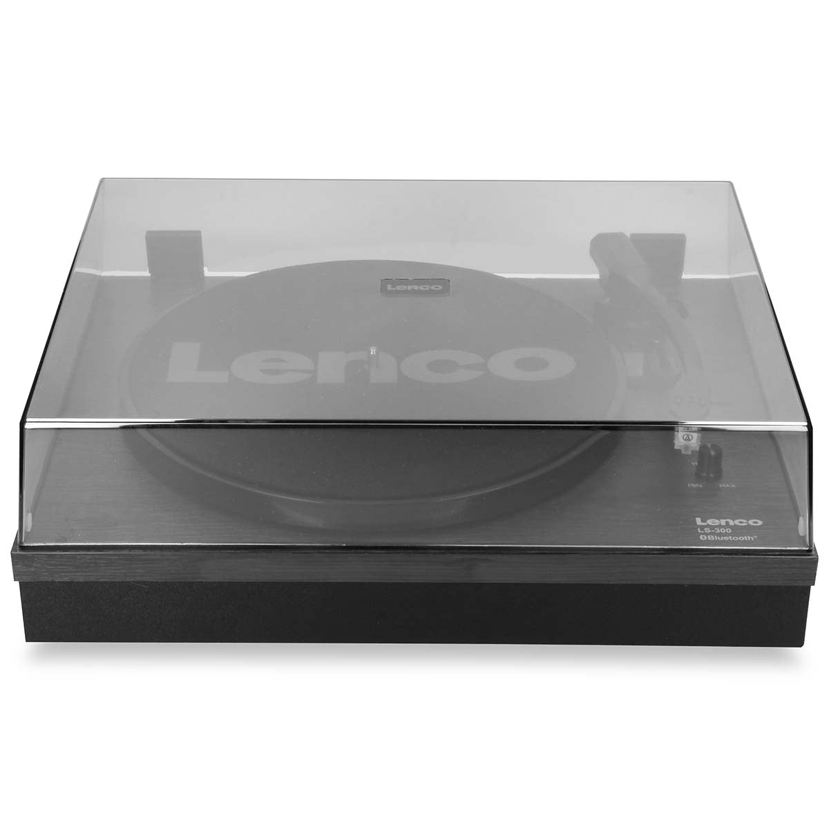 Plattenspieler mit Bluetooth® und zwei externen Lautsprechern Schwarz