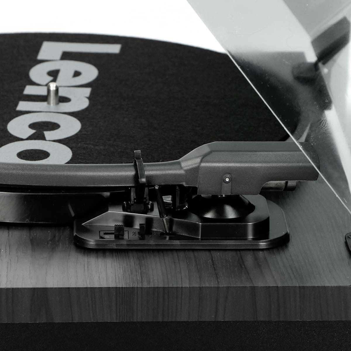 Plattenspieler mit Bluetooth® und zwei externen Lautsprechern Schwarz