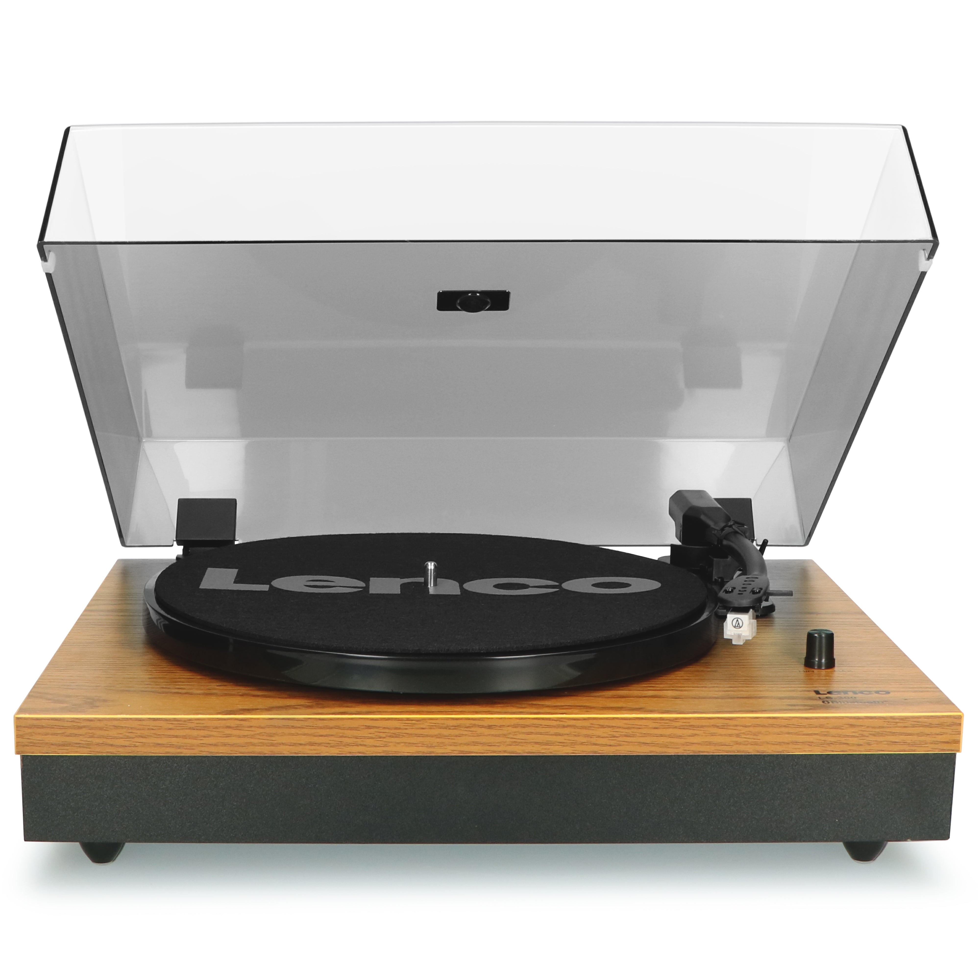 Plattenspieler mit Bluetooth® und zwei separaten Lautsprechern Wood