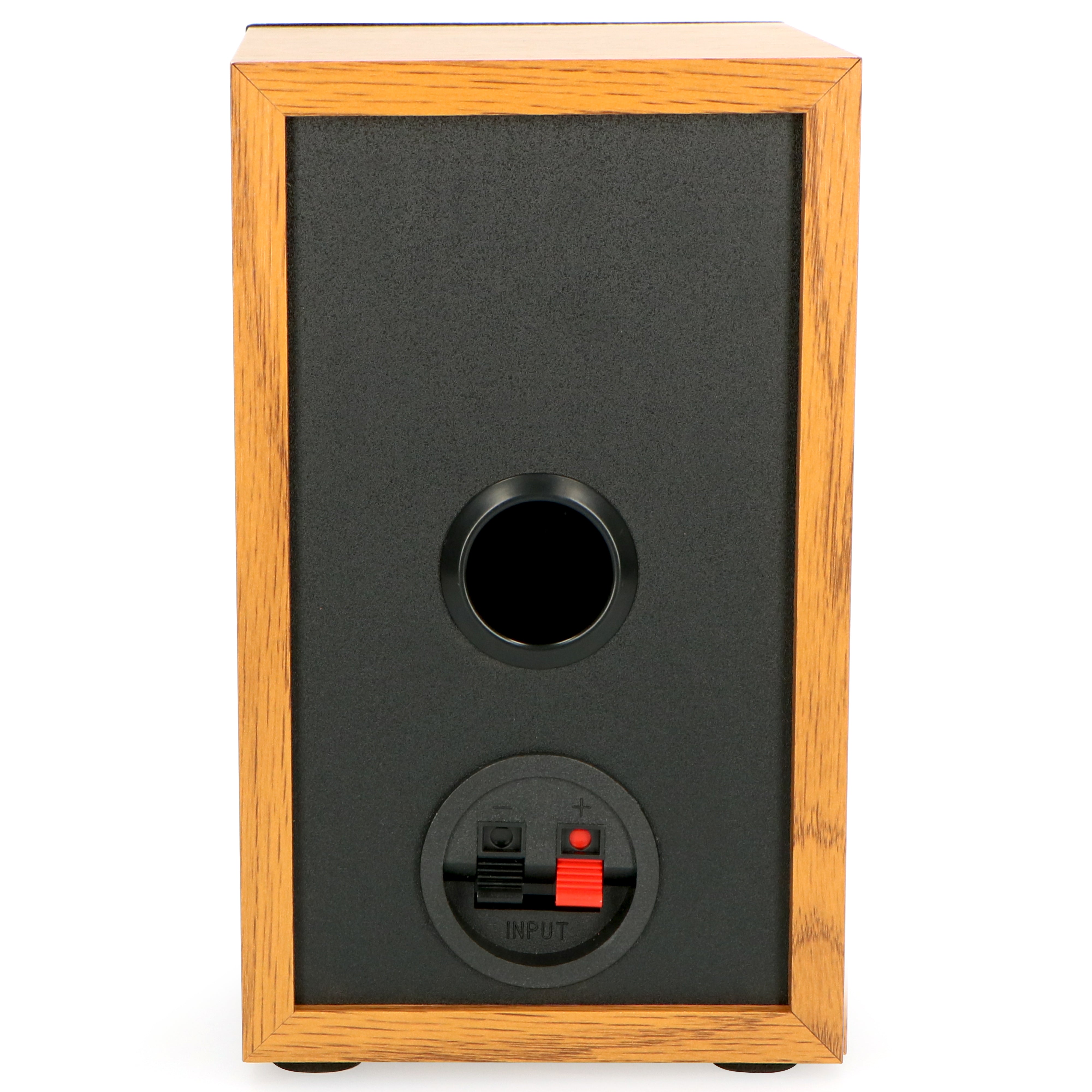 Plattenspieler mit Bluetooth® und zwei separaten Lautsprechern Wood