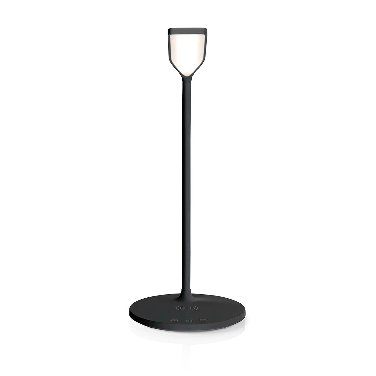 LED-Lampe mit Wireless-Ladegerät | DimmSchalter | LED / Qi | 15 W | mit Dimmung | Kaltweiss / Naturweiss / Warmweiss | 2700 - 6500 K