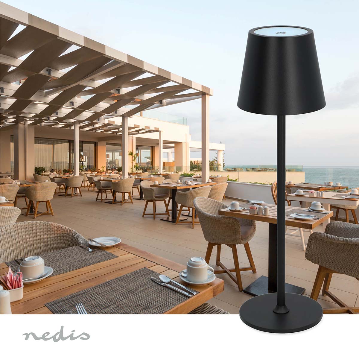 LED Tischleuchte | LED | 1.8 W | 150 lm | 3000 - 6000 K | Schwarz