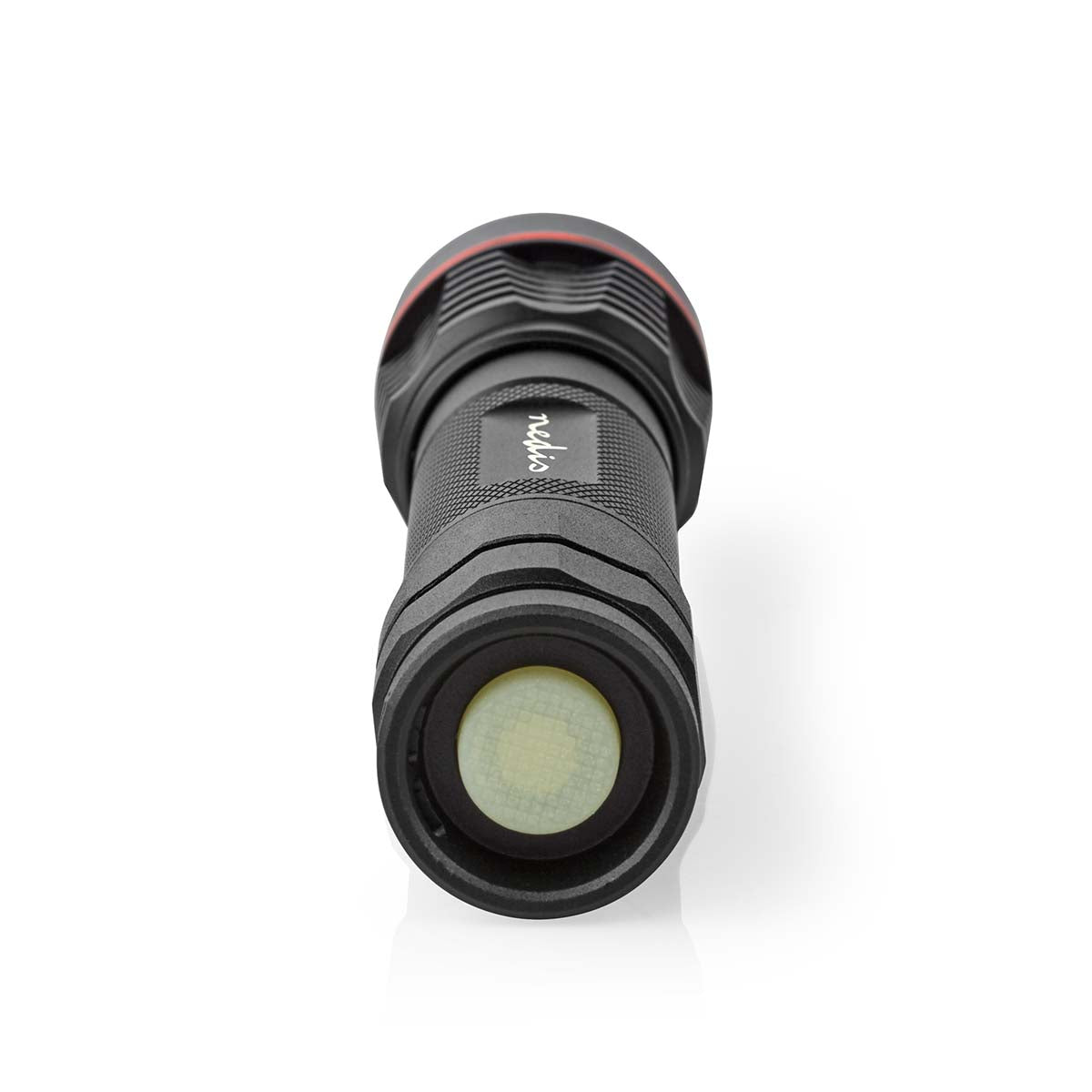 LED-Taschenlampe | Batteriebetrieben | 3.7 V DC | 10 W | N/A | Batterien enthalten | Wiederaufladbar | Nennlichtstrom: 1000 lm | Lichtbereich: 200 m | Strahlungswinkel: 10 °