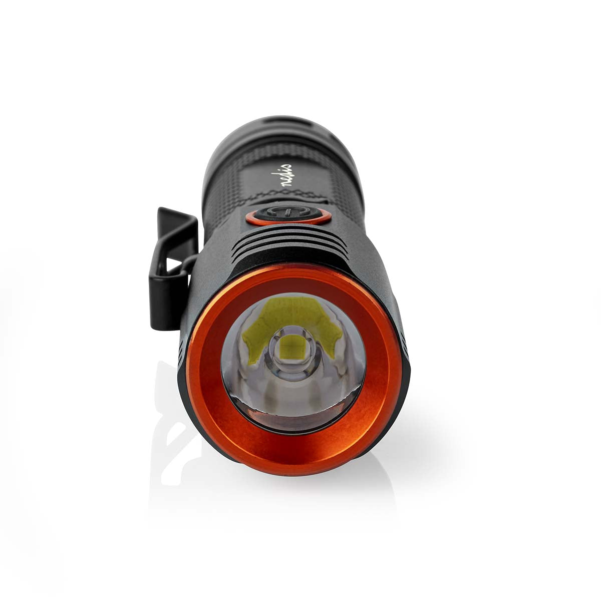 LED-Taschenlampe | Batteriebetrieben | 3.7 V DC | 20 W | N/A | Batterien enthalten | Wiederaufladbar | Nennlichtstrom: 2000 lm | Lichtbereich: 180 m | Strahlungswinkel: 10 °