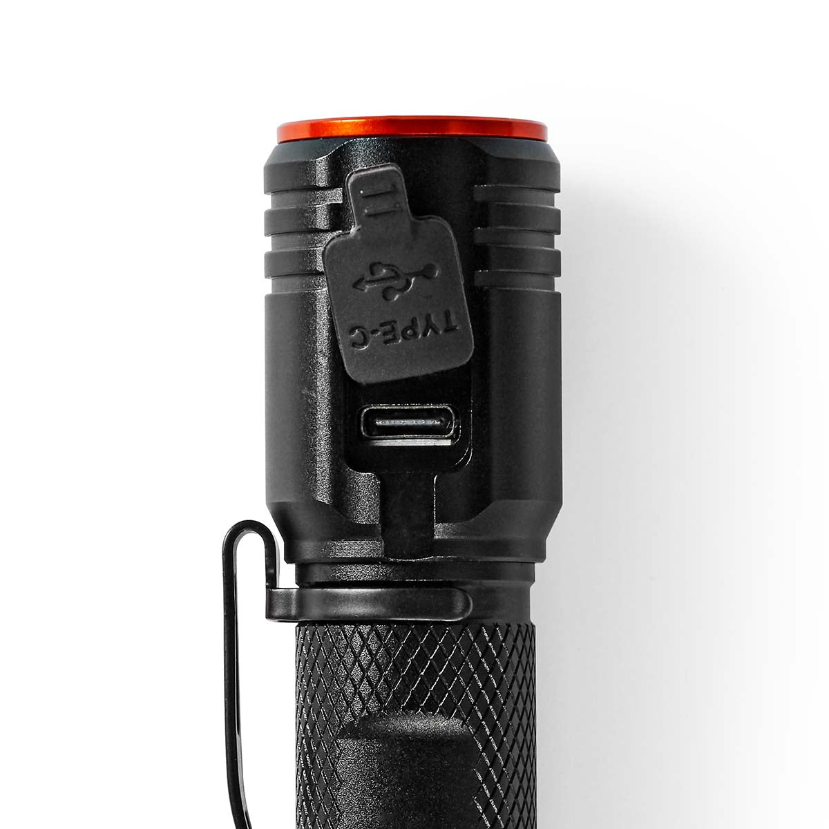 LED-Taschenlampe | Batteriebetrieben | 3.7 V DC | 20 W | N/A | Batterien enthalten | Wiederaufladbar | Nennlichtstrom: 2000 lm | Lichtbereich: 180 m | Strahlungswinkel: 10 °