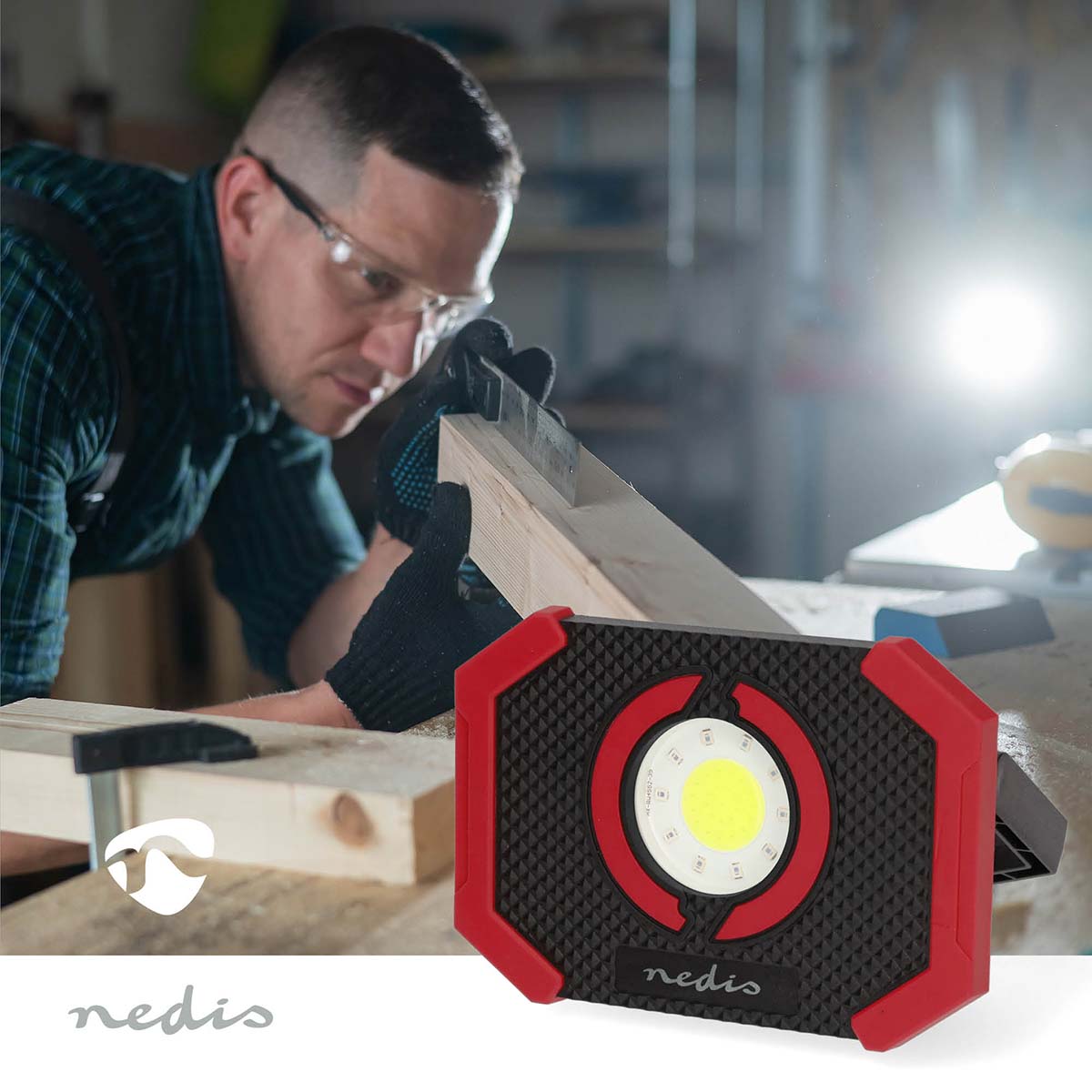 Arbeitsleuchte | 10 W | Batteriebetrieben | 5 V DC | N/A | Wiederaufladbar | Lichtdauer: 10 h | 1000 lm | Lichtbereich: 30 m
