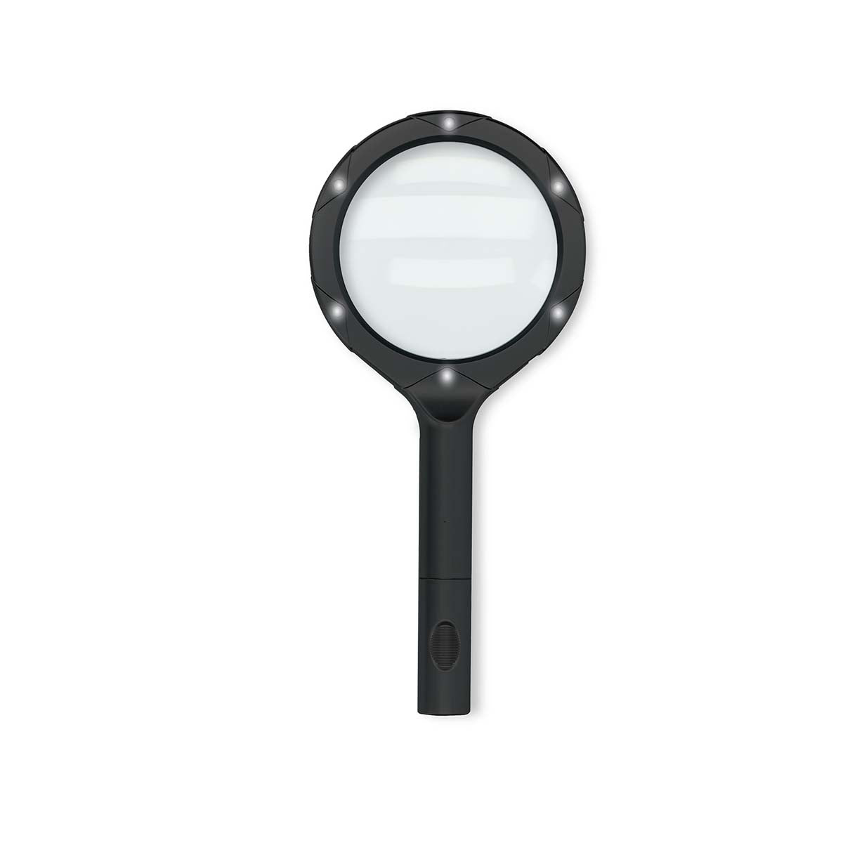 Handlupen | Linsenstärke: 4 Diopter | 10000 K | 0.05 W | 9 lm | Schwarz