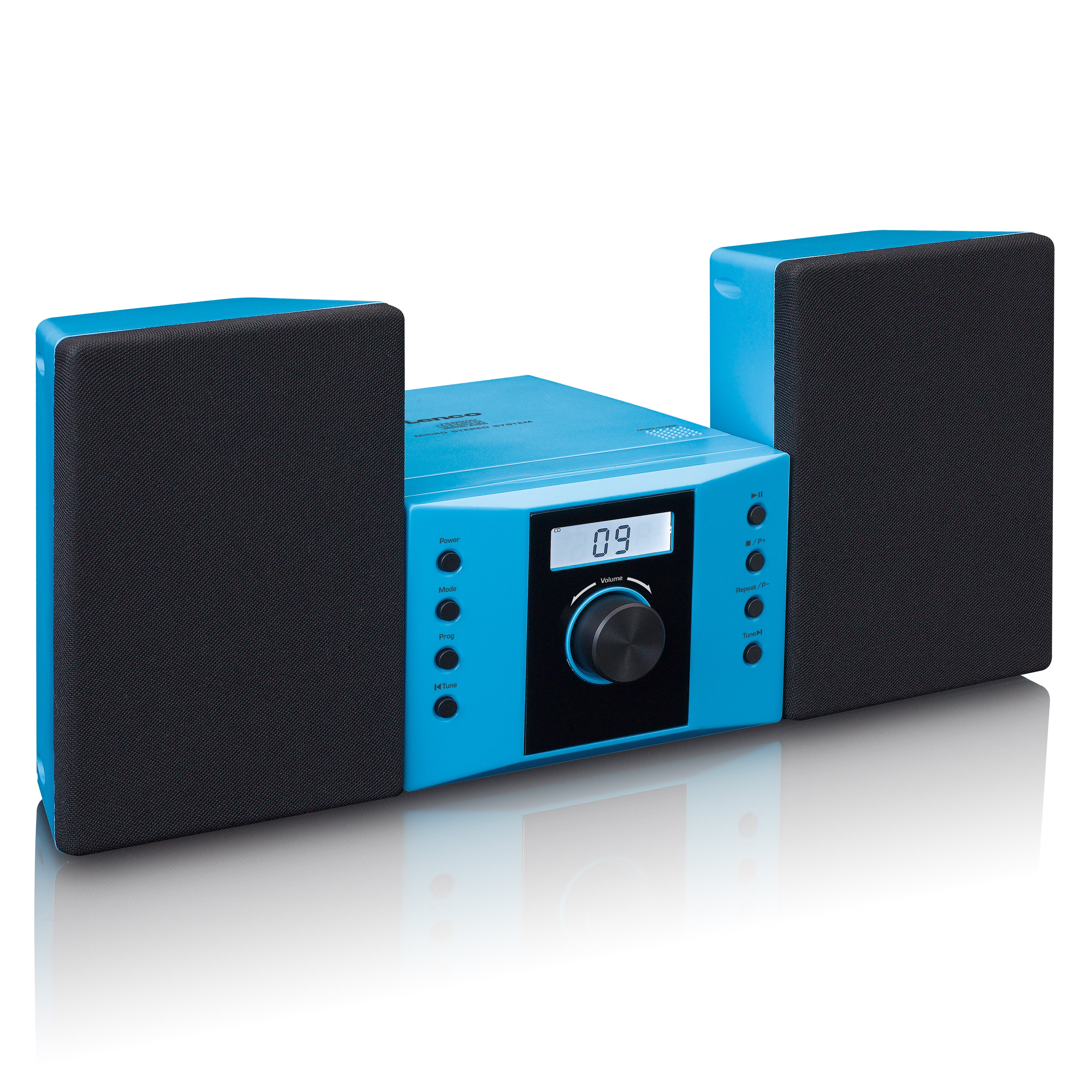 Stereoanlage mit FM-Radio und CD-Player Blau