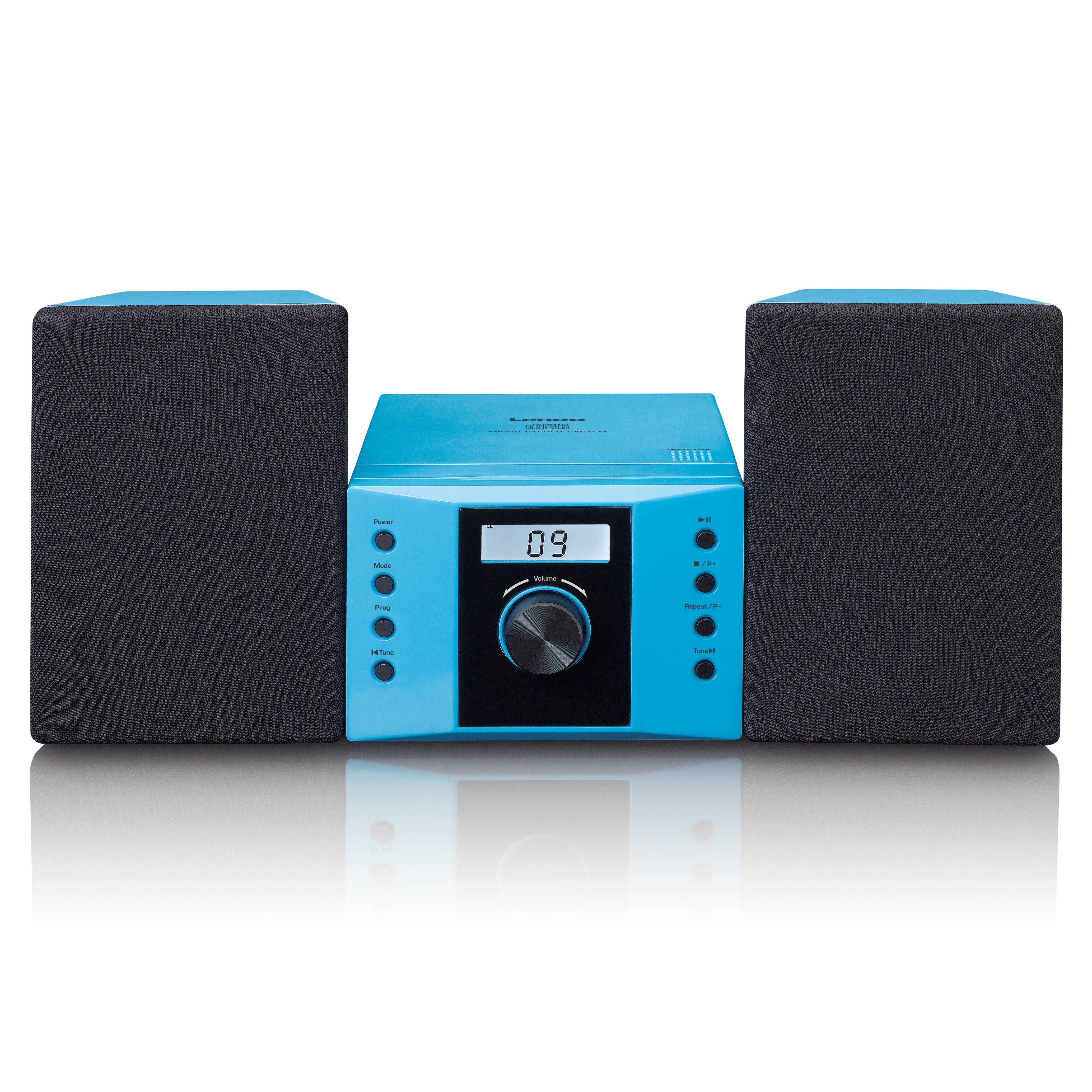 Stereoanlage mit FM-Radio und CD-Player Blau