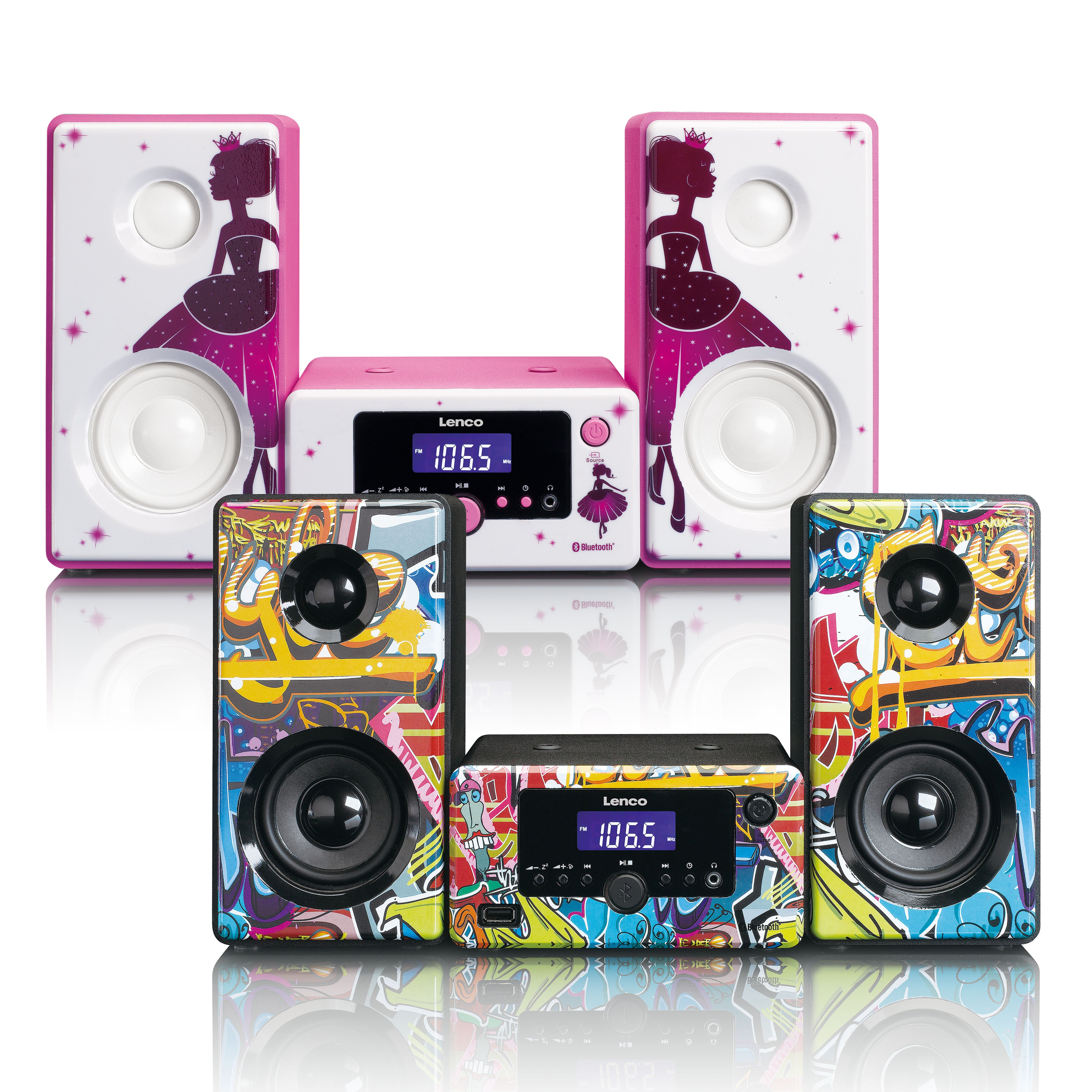 Micro-Set Wecker Bluetooth® FM Radio USB Aux-in Princess