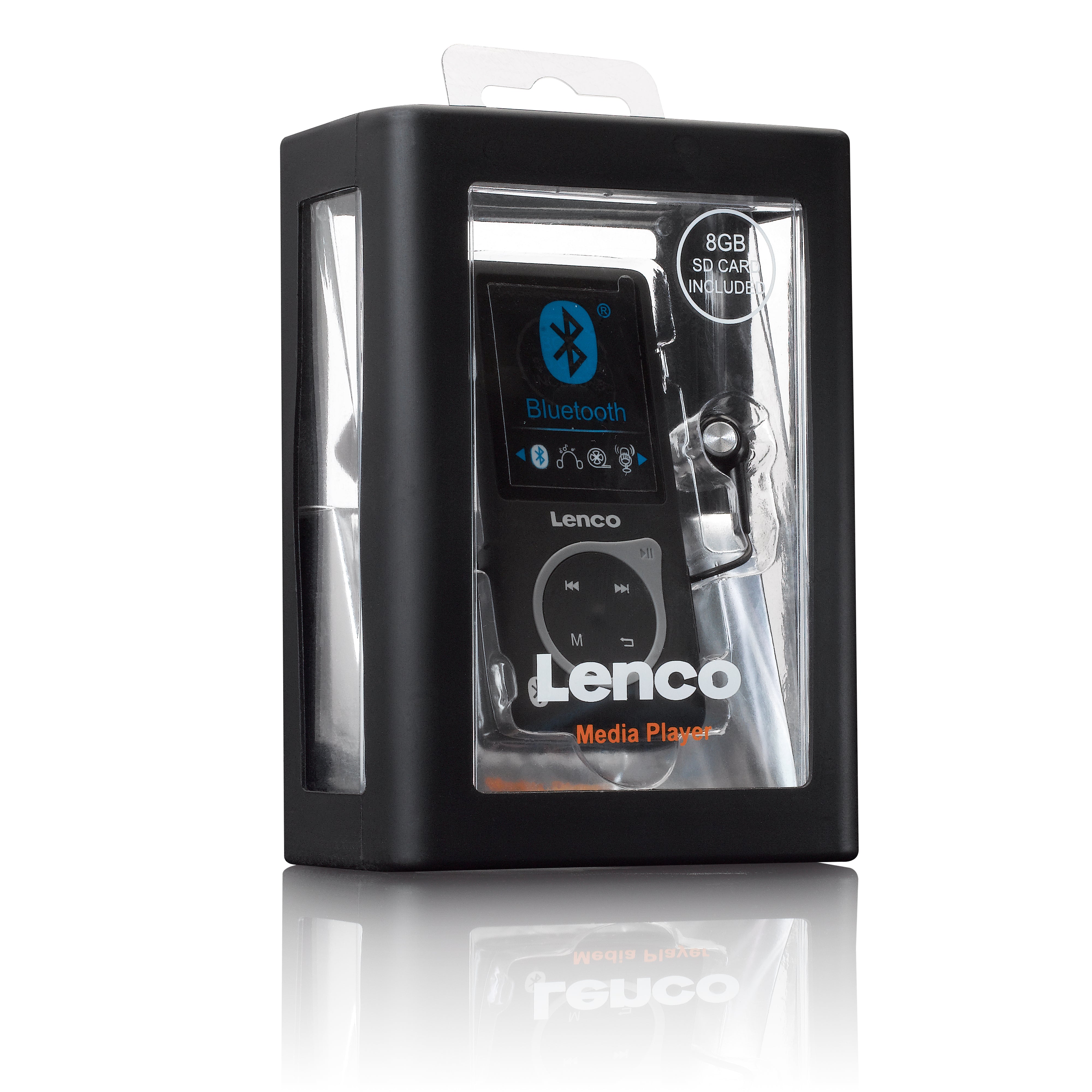 MP3/MP4-Player mit Bluetooth® Schwarz