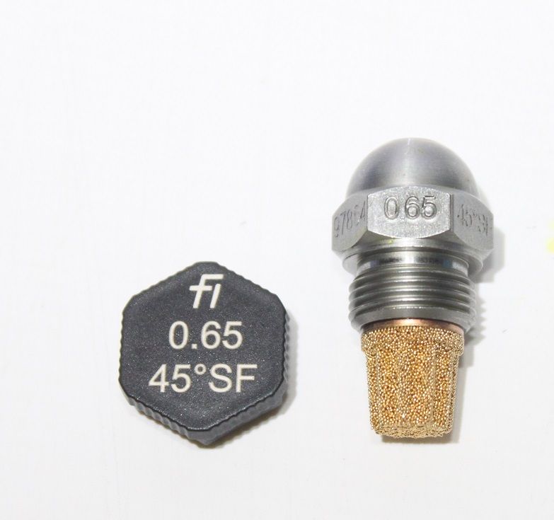 Fluidics Ölbrennerdüse Vollkegel 0,65/45°SF