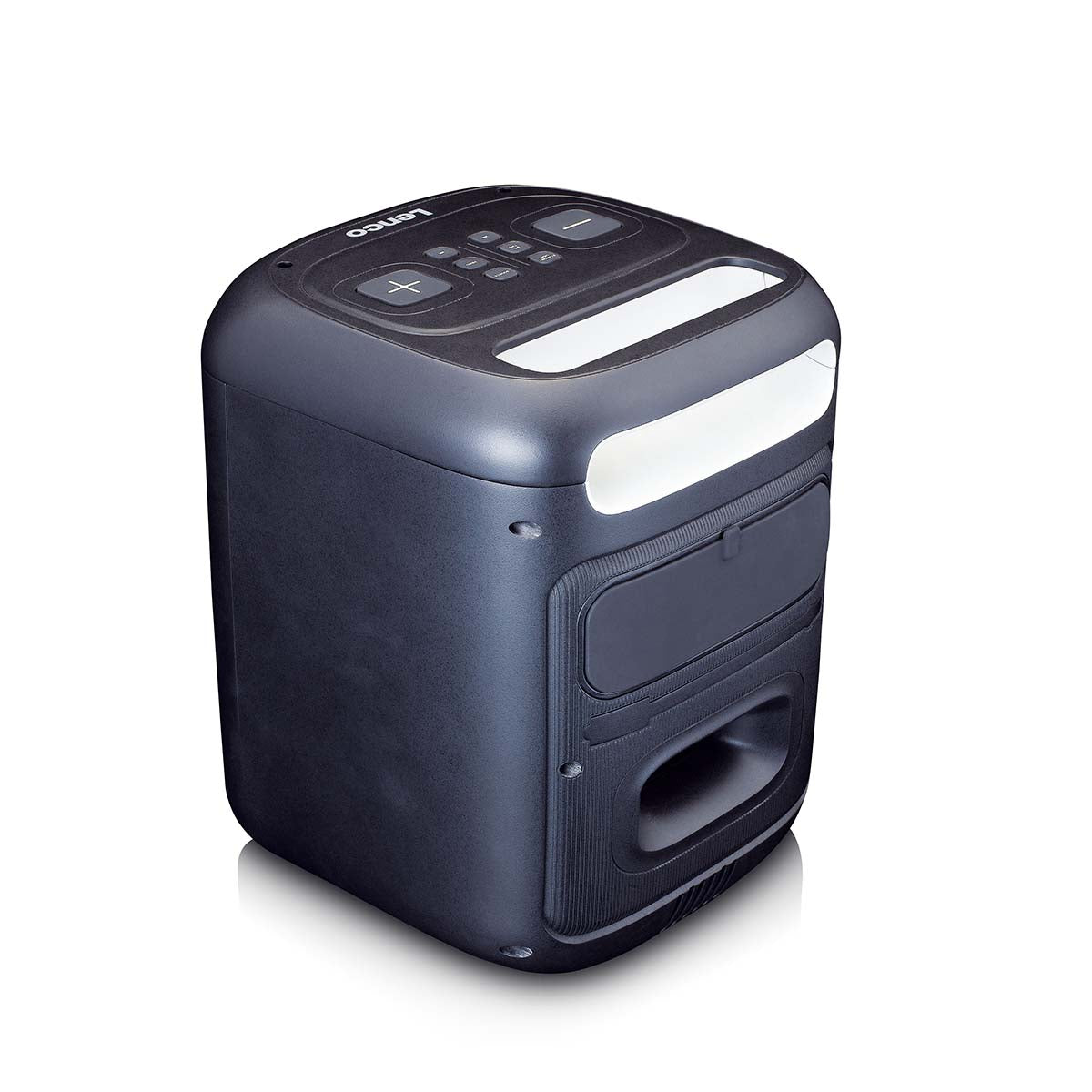 Kompakter IPX4 Bluetooth® Party-Lautsprecher mit drahtlosem Mikrofon