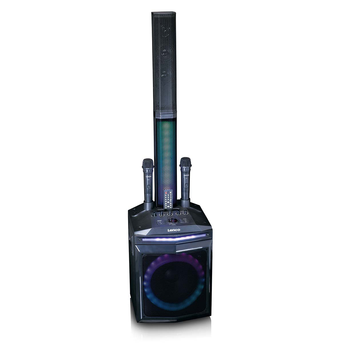PA mit Subwoofer und abnehmbarer Hochtonsäule