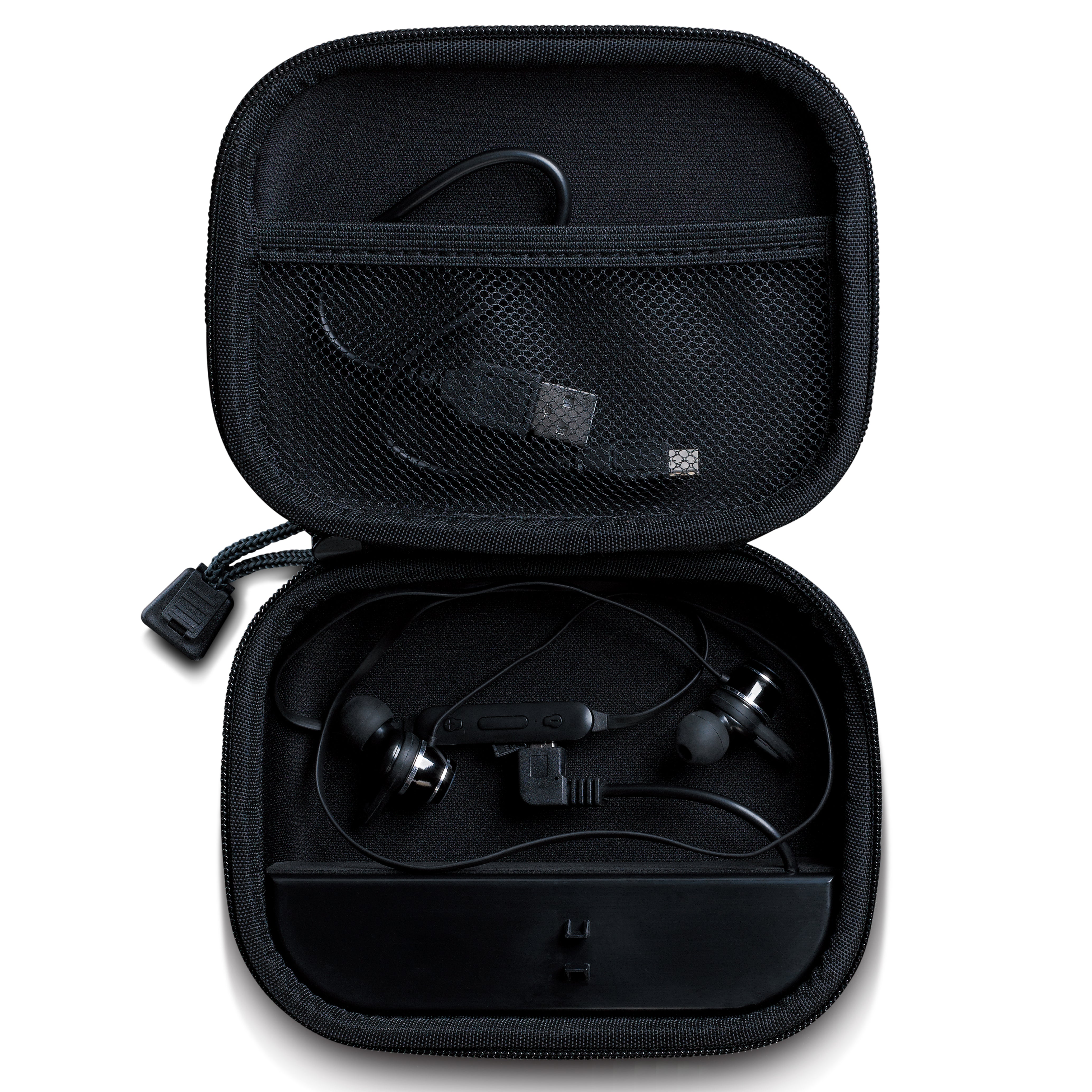 Tasche mit integrierter Powerbank Grau