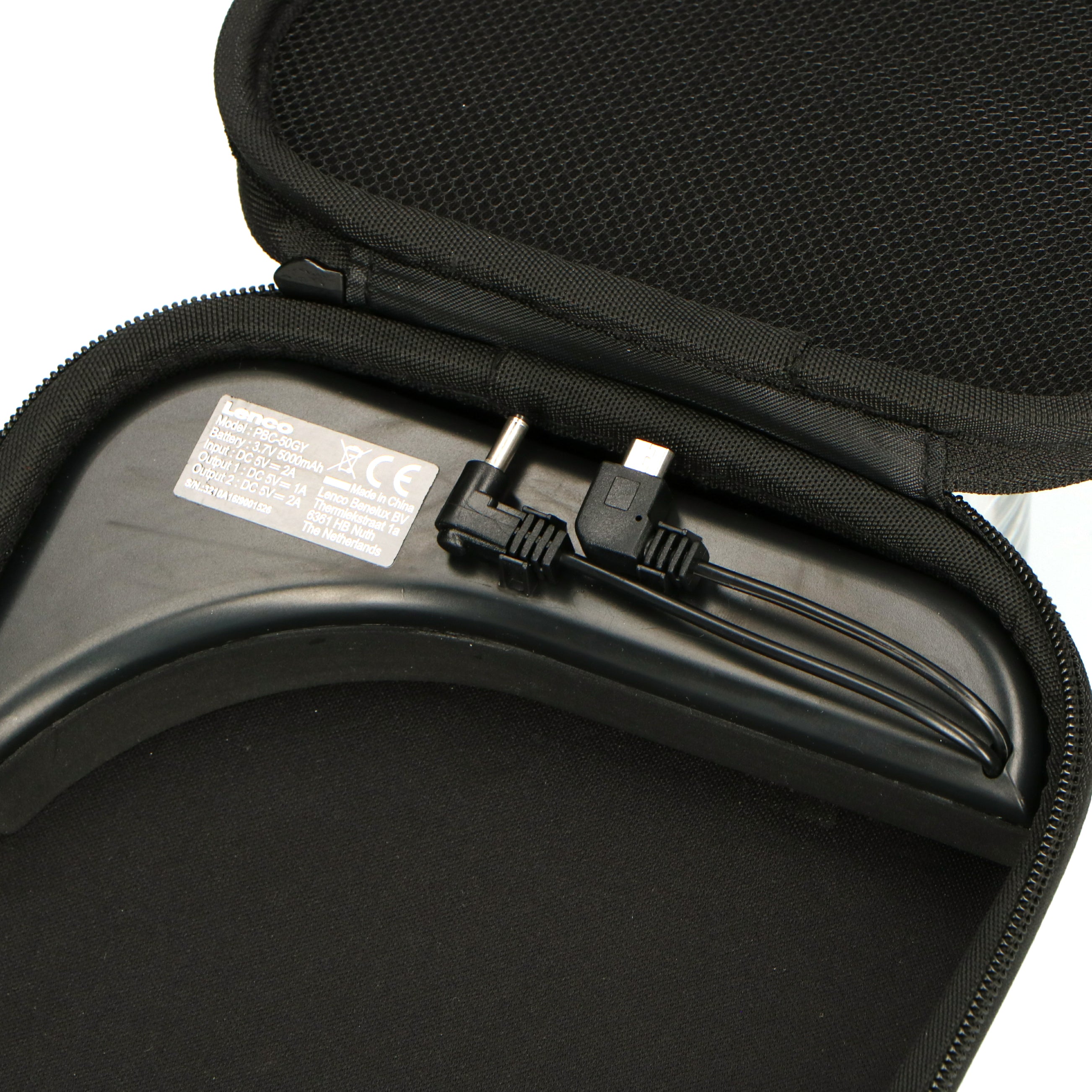 Powerbank Tasche für Discman 5000mah Grau