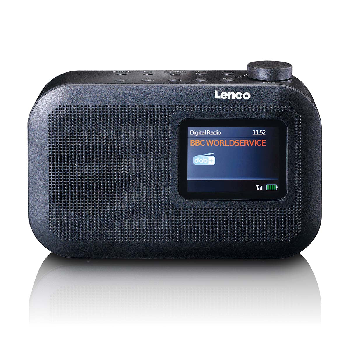 Tragbares DAB+/FM-Radio mit Bluetooth® Farbdisplay-Akku Schwarz