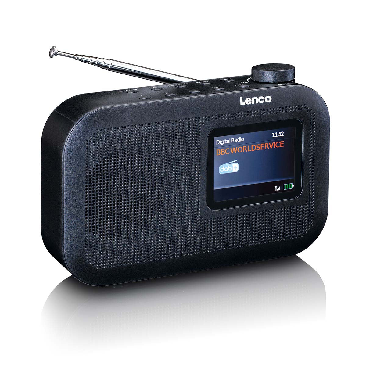 Tragbares DAB+/FM-Radio mit Bluetooth® Farbdisplay-Akku Schwarz