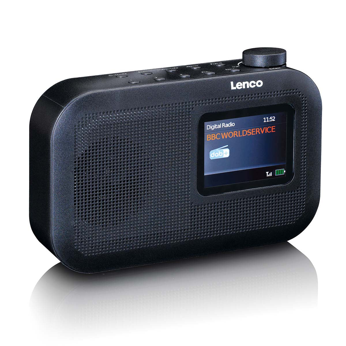 Tragbares DAB+/FM-Radio mit Bluetooth® Farbdisplay-Akku Schwarz