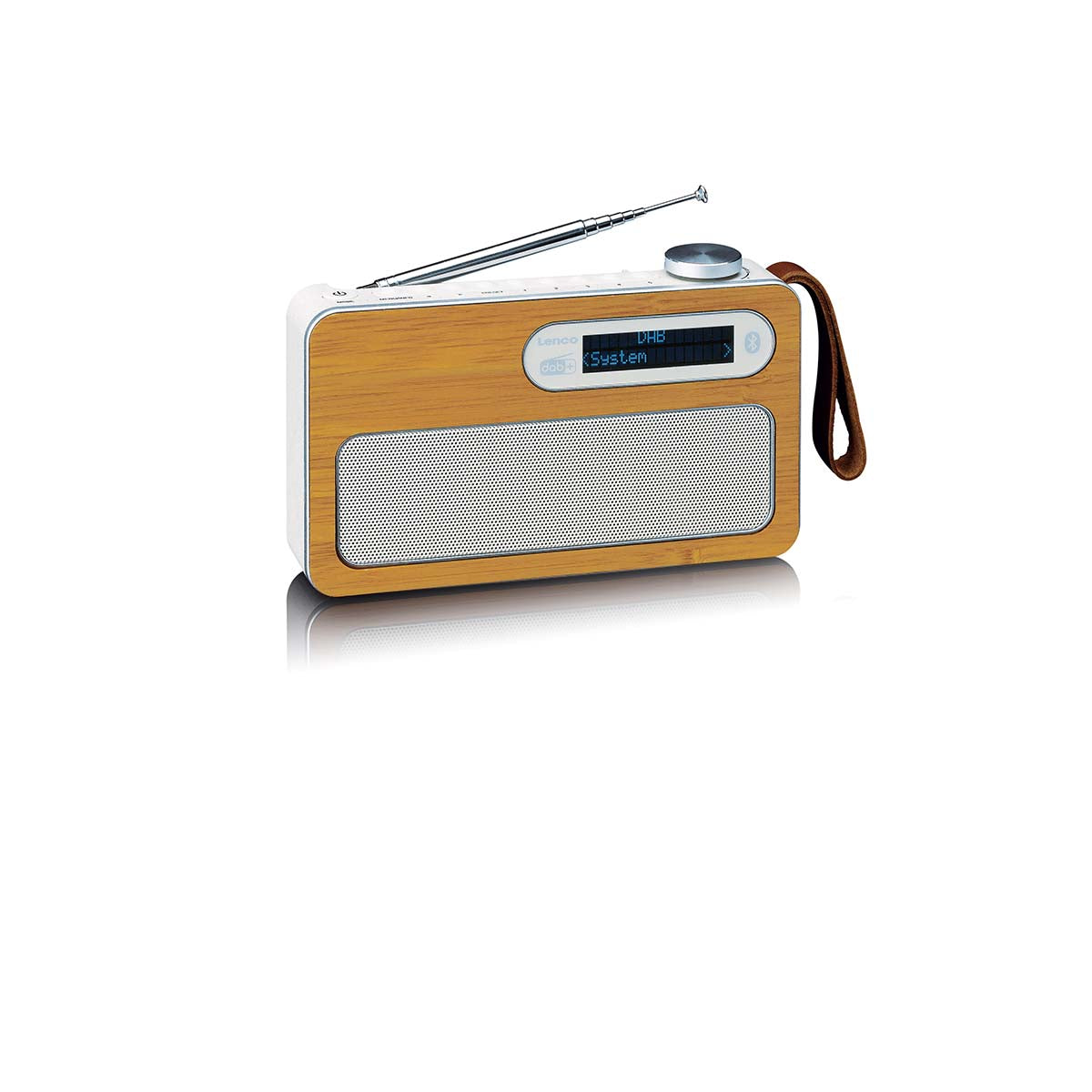 Tragbares DAB+ Radio mit Bluetooth® Umweltfreundliches Bambusholz