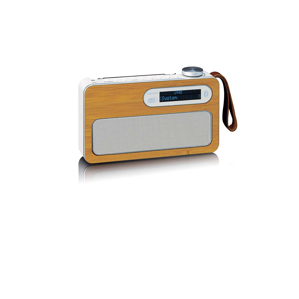 Tragbares DAB+ Radio mit Bluetooth® Umweltfreundliches Bambusholz