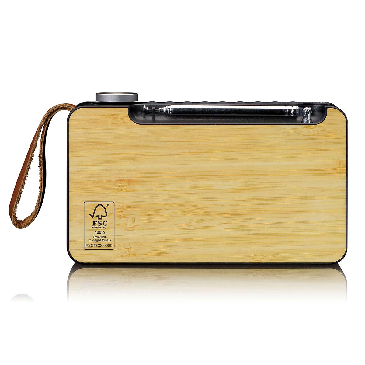 Tragbares DAB+/ FM-Radio mit Bluetooth® Bamboo Schwarz