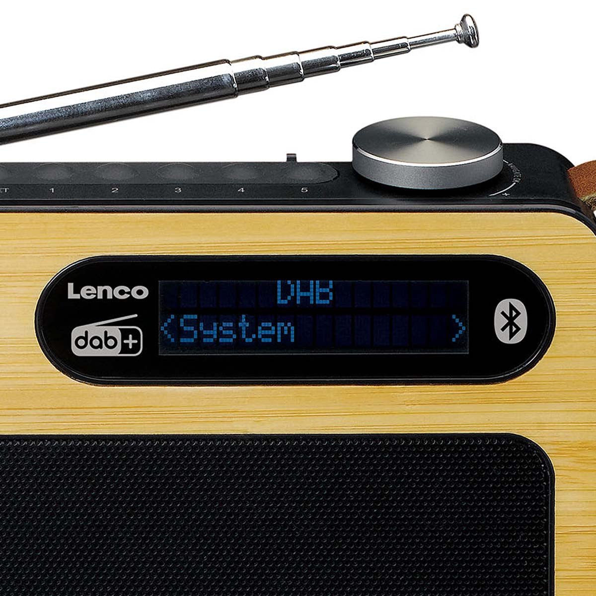 Tragbares DAB+/ FM-Radio mit Bluetooth® Bamboo Schwarz