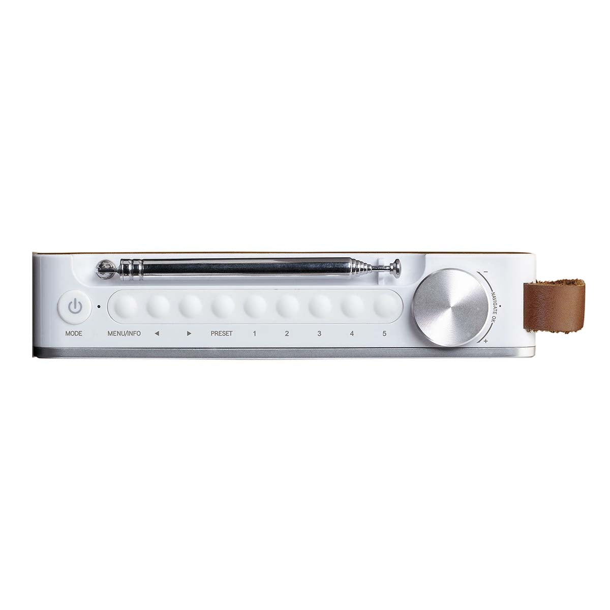 Tragbares DAB+/ FM-Radio mit Bluetooth® Bamboo Weiß