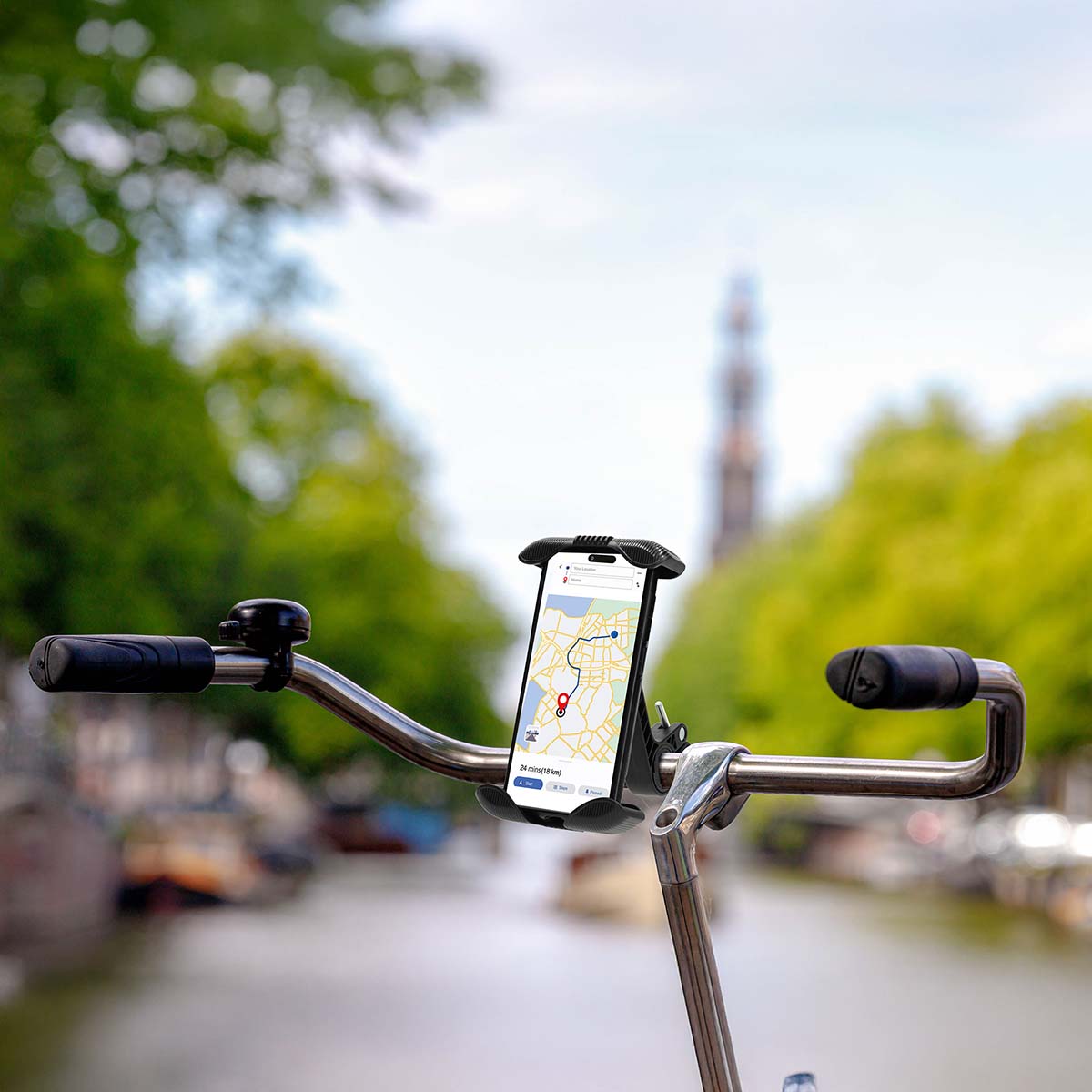 Smartphone-Fahrrad-Halterung | Universal | Vollbeweglich | Einstellbar
